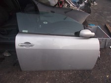 RENAULT MEGANE MK2 CC 2002-2009 OS DRIVER SIDE DOOR COMPLETE TED69 MERCURY GREY