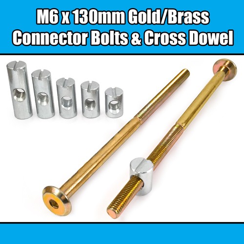 130mm gold yellow - m6,