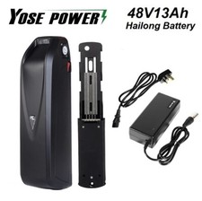 48V12.5Ah Down Tube E-Bike Battery Electric Bicycle Li-ion Pack Lockable USB 