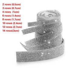 Self-Adhesive Rhinestone Trim