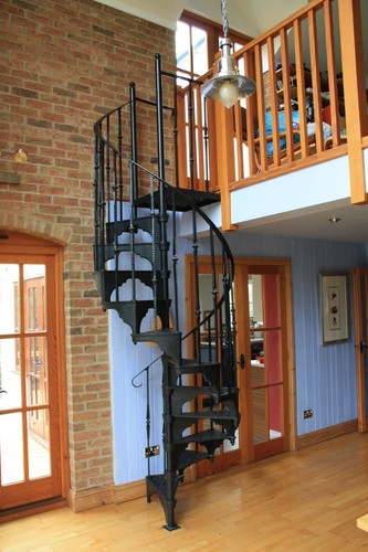 Cast iron spiral stair - iron, 1040mm