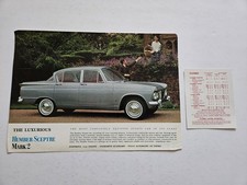 HUMBER SCEPTRE MK2 SALES BROCHURE 1966