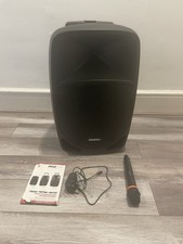 Pyle Portable PA Bluetooth Speaker with Wireless Microphone