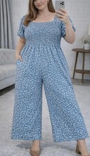 Unbranded 1XL blue floral