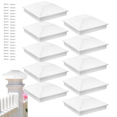 Pack 4x4 fence post - 10-pack, caps