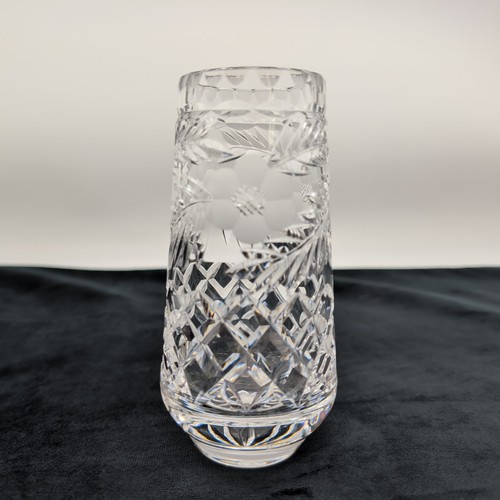 Tutbury crystal vase cut - tutbury,