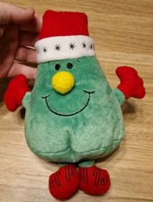 MR MEN 10" MR CHRISTIMAS 30 YEARS Cuddly Soft Plush Toy MCDONALDS/2001/BOOK/XMAS