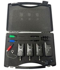 JRC Radar CR 3+1 Bite Alarm Set with Receiver and Accessories - Carp Fishing