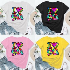 I Love The 90s Fancy Dress Costume Neon Festival New  Womens T-Shirts #EDM#2