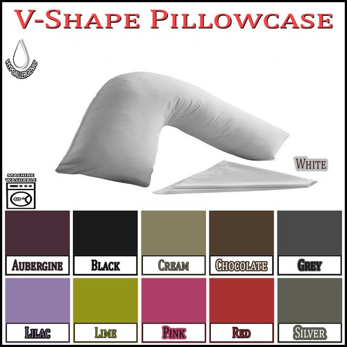 Shaped plain pillow - v,