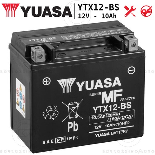 Yuasa ytx12 sealed - yuasa, battery