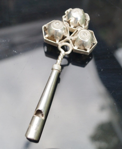 Antique solid silver baby - solid,
