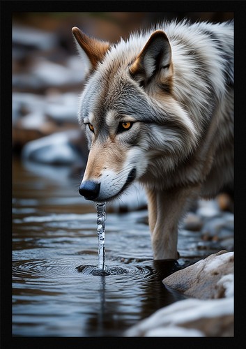 Wild wolf art - wild,
