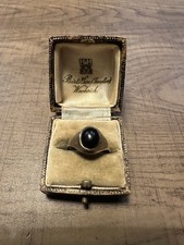 Mens 9ct 375 Gold Onyx Signet Ring 2.4 Size S Fully Hallmarked