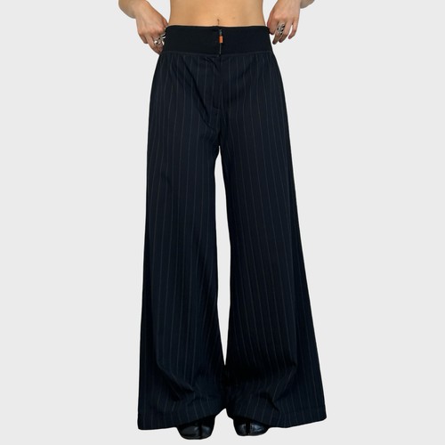Cop copine wide leg pinstripe - copine,