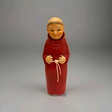 Goebel Hummel Red Decanter Monk Figure Vintage German Ceramic