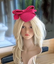 Mich Dulce Vintage-Inspired Cerise Fascinator £250 - MOTB Wedding Races Ascot