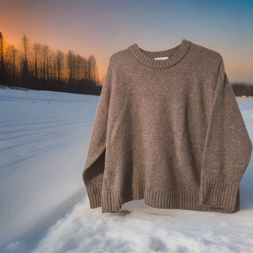 Nutmeg brown fluffy jumper - nutmeg,