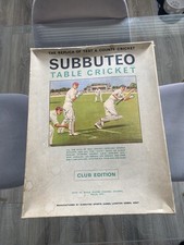Subbuteo Table Cricket Club