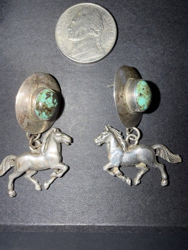 Vintage horse drop sterling - horse,