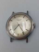 Longines Gents Wristwatch Mechanical Stainless Steel w/ Inscription Working