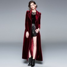 Ladies Vintage Velvet Long