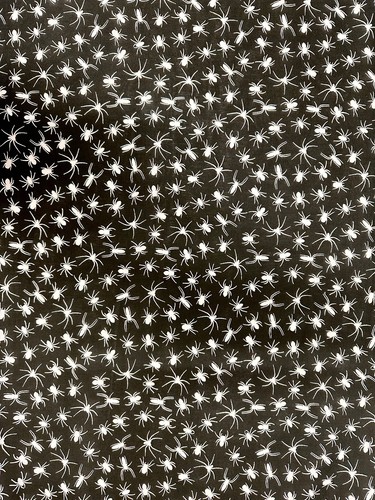 Printed halloween fabric - halloween,