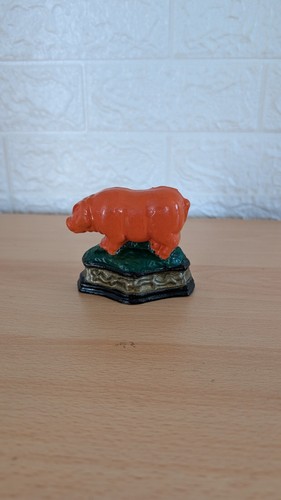 Vintage iron pig door stopper - vintage,