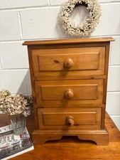 Quality Vintage pine bedside