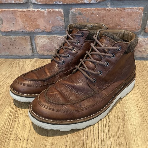 Clarks goretex brown leather - goretex,