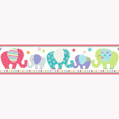 Patchwork elephants wallpaper - elephants,