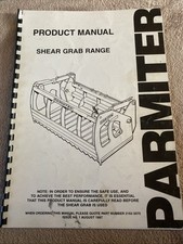 Parmiter Shear Grab Range Product Manual 1997