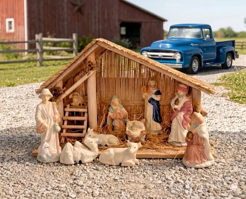 Vintage piece nativity - (11),