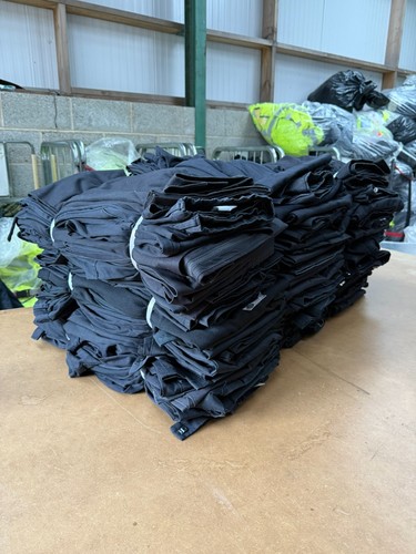100x black trousers - 100x, lot