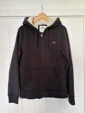 Men’s Hollister Sherpa-Lined Full-Zip Hoodie Size M