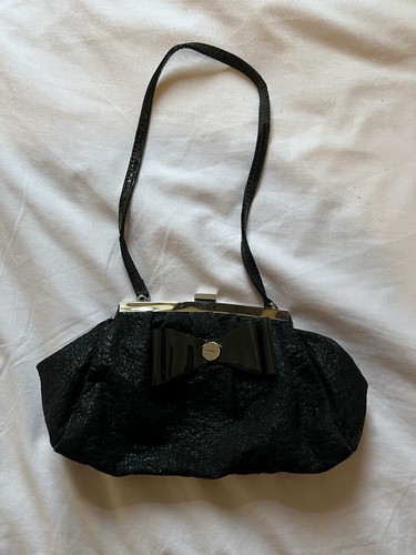 Fiorelli black bow clutch - fiorelli,