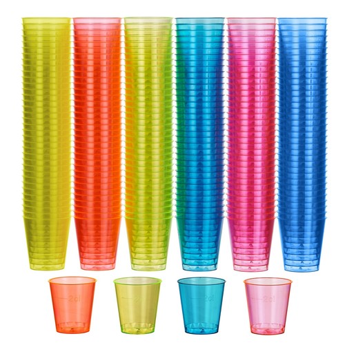 300 neon hard plastic shot - neon,