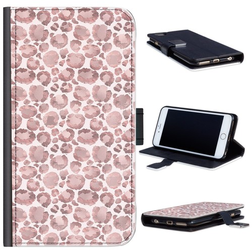 Pink leopard print phone - phone, case
