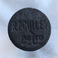 R.P. Culley (Leeds) old antique vintage soda ginger beer bottle screw stopper