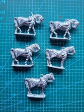5 Metal 28mm  Light Napoleonic Cavalry Horses by Front Rank 