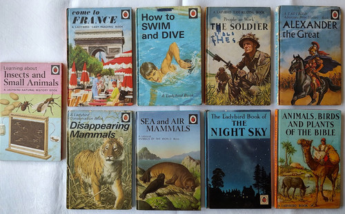Vintage ladybird books 9 - ladybird, x