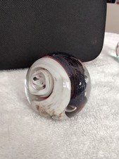 Vintage Hand-Blown Clear Glass