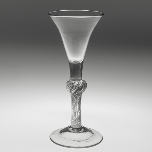 Georgian wine glass with - wine,