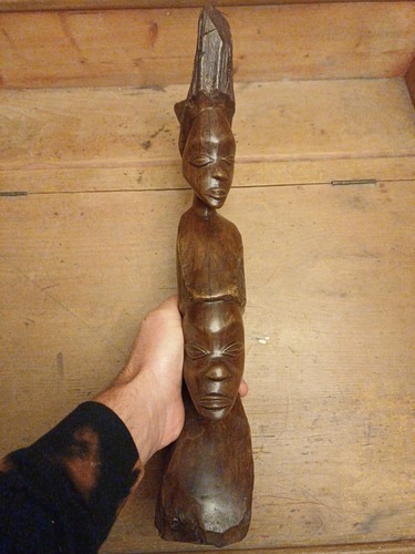 Vintage hand carved solid - vintage,
