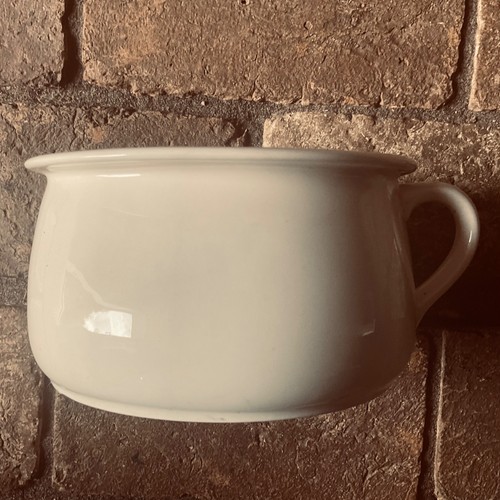 Chamber pot ceramic bed pan - bed,