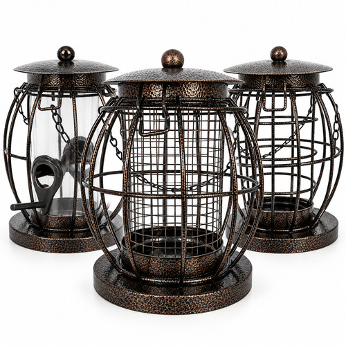 Pms metal bird feeder squirrel - pms,