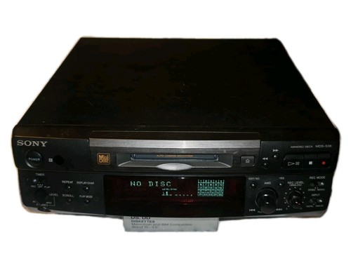 Sony mds s38 minidisc - mds-s38, deck