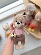 Handmade Crochet Bear | Amigurumi Teddy Bear Gift