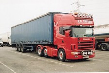 COL PHOTO: A S TAYLOR SCNAIA 124 ARTIC CURTAINSIDE TRAILER - NK51 UVJ