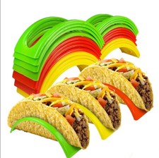 12 Pcs Taco Holder Mexican Food Wave Shape Hard Rack Stand Kitchen Cooking Tools